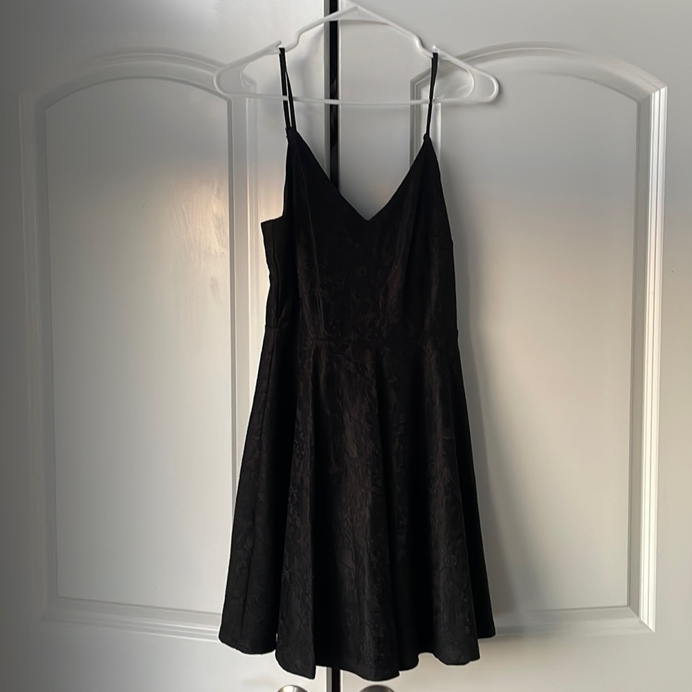 Lulus Black Mini Skater Dress